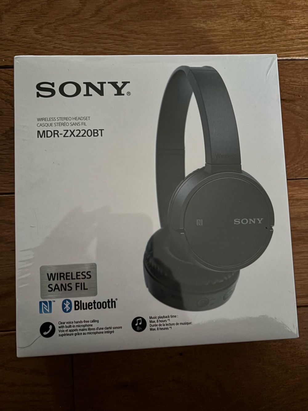 Sony Black Wireless On-Ear Bluetooth Headphones